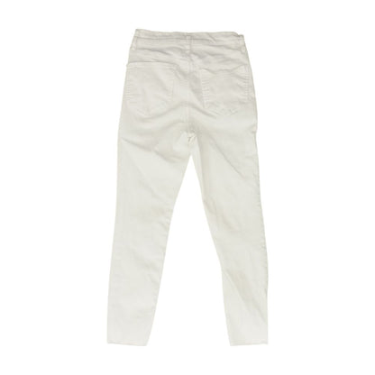 White High Rise Jeans