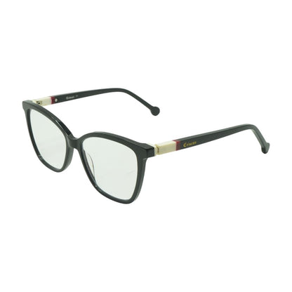 Black VHE835 Oversized Unknown Prescription Eyeglasses