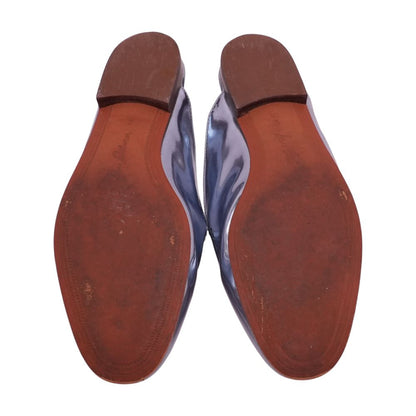 Blue Slip-On Flats