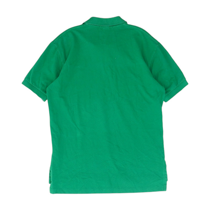 Green Solid Short Sleeve Polo