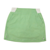 Green Check Mini Skort