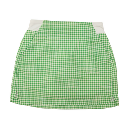 Green Check Mini Skort