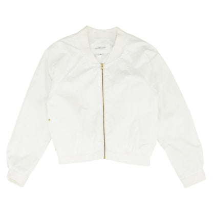White Solid Lightweight Jacket
