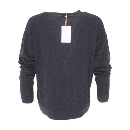 Charcoal Cardigan Sweater