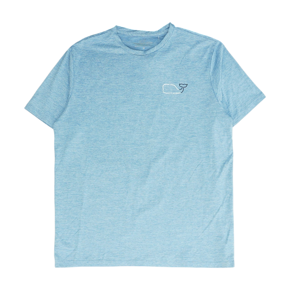 Blue Solid Active T-Shirt
