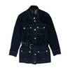 White House Black Market Blue Solid Denim Jacket – Image 1