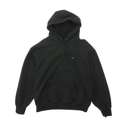Black Solid Hoodie Pullover