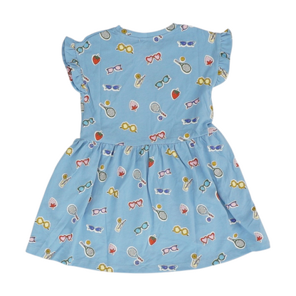 Blue Print Dress