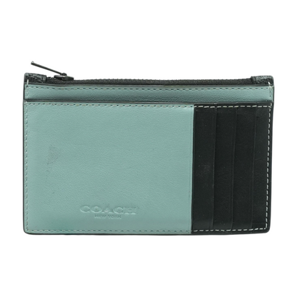 Blue Card Case Wallet