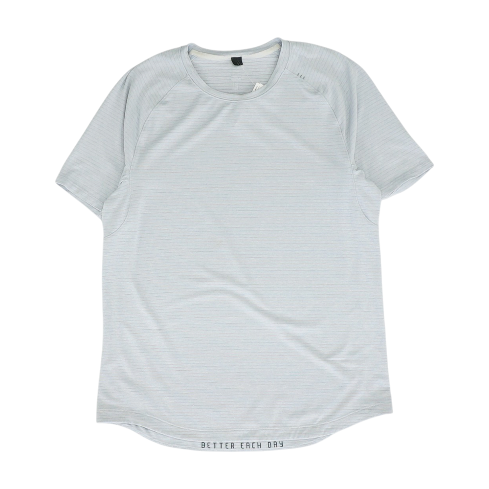 Gray Striped Active T-Shirt