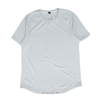 Gray Striped Active T-Shirt
