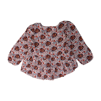 White Print Blouse