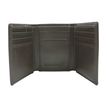 Brown Trifold Wallet