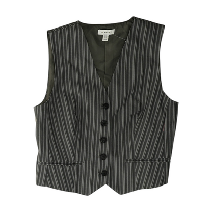 Gray Striped Blouse