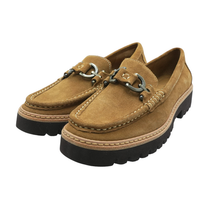 Tan Slip-On Flats