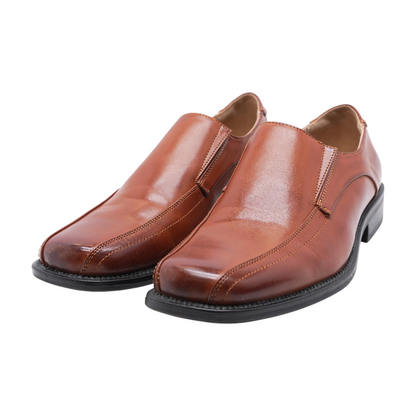 Brown Slip-On Dress Shoes