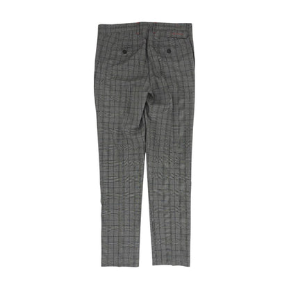 Gray Plaid Dress Pants