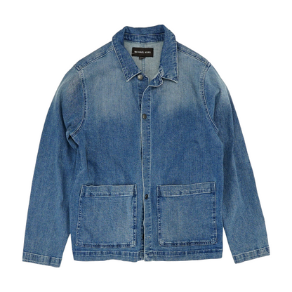 Blue Solid Jacket