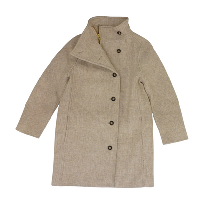 Beige Solid Coat