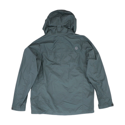 Gray Solid Rain Jacket