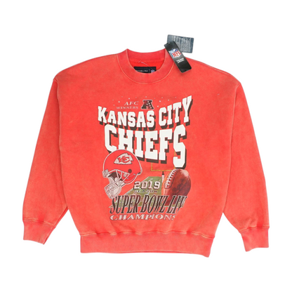 Red Kansas City Chiefs Solid Sweatshirt Pullover