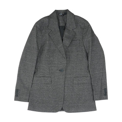 Gray Plaid Blazer