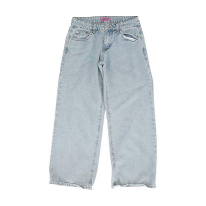 Blue Wide Leg Jeans
