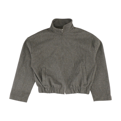 Gray Solid Jacket