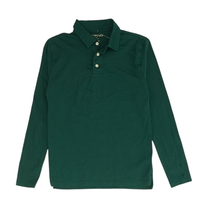 Green Long Sleeve Polo