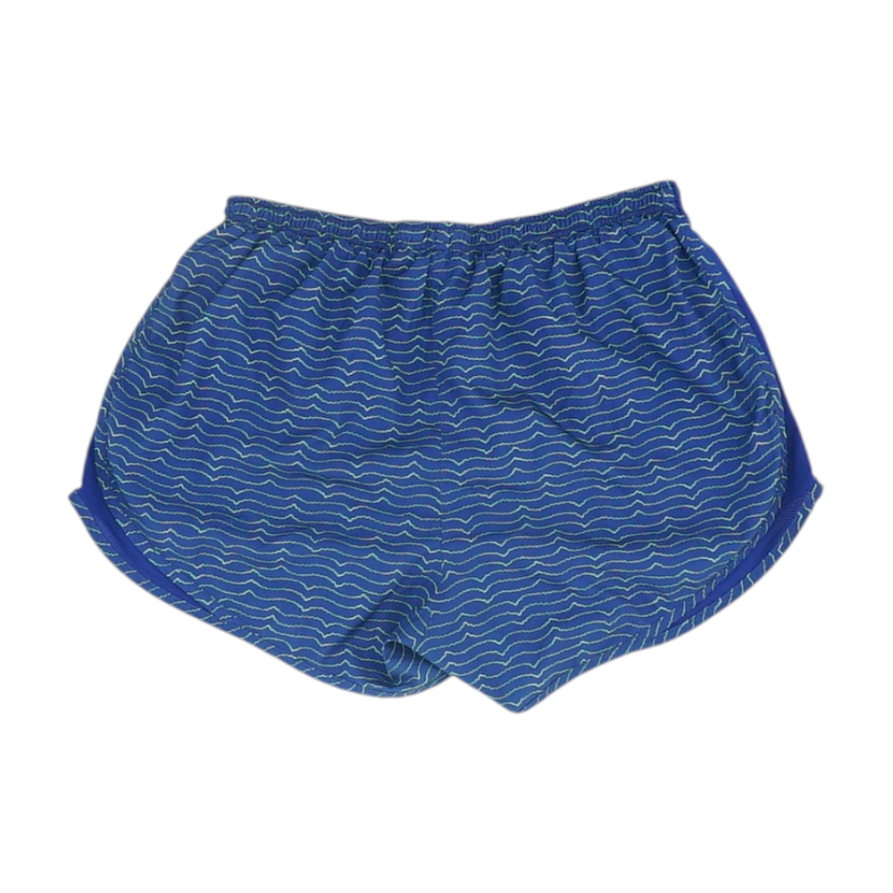 Blue Striped Active Shorts