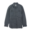 Blue Striped Flannel Button Down