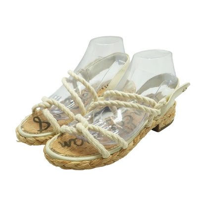 Ivory Flat Sandals