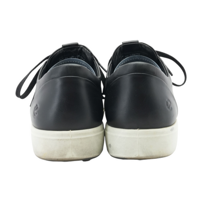 Black Lace-Up Casual Shoes