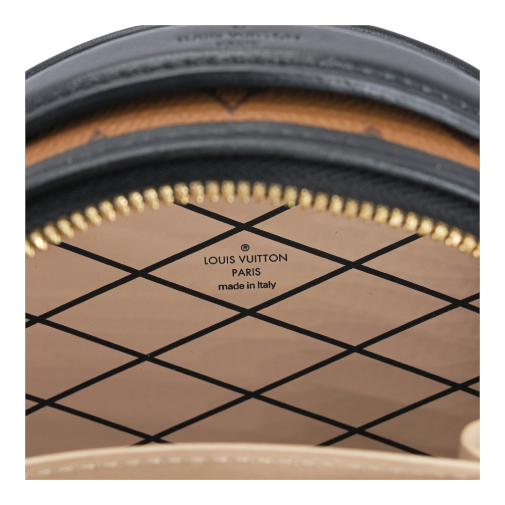 Brown Mini Boite Chapeau Crossbody