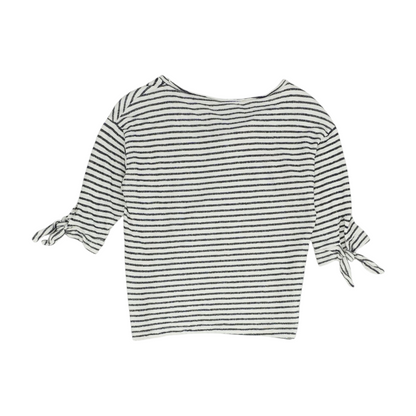White Striped Blouse