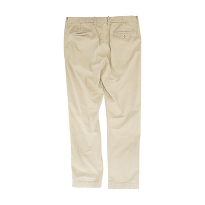 Beige Straight Pants