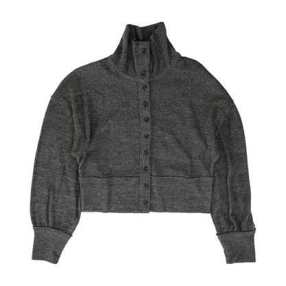 Gray Cardigan Sweater