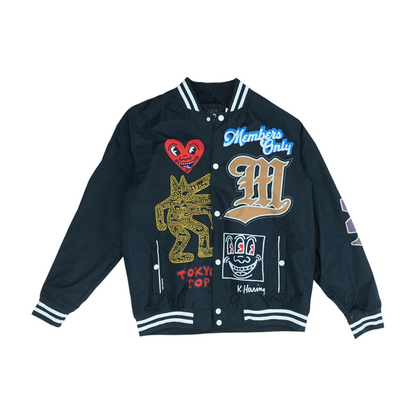 Black Graphic Jacket