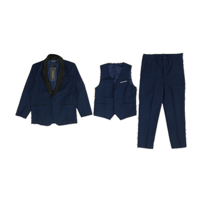 Navy Solid 3pc Suit