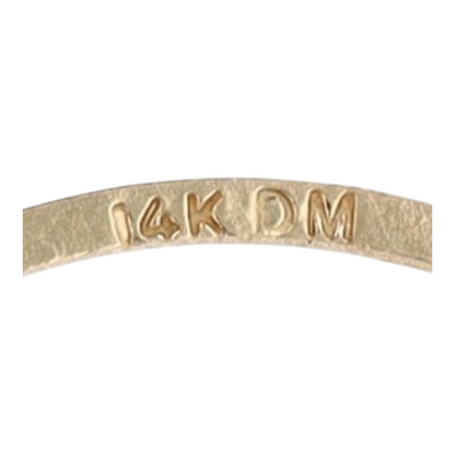 14K Yellow Gold Hoop Earrings