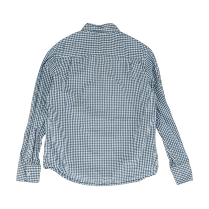 Blue Check Long Sleeve Button Down
