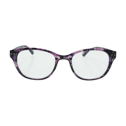 Purple Oval Prescription Eyewear