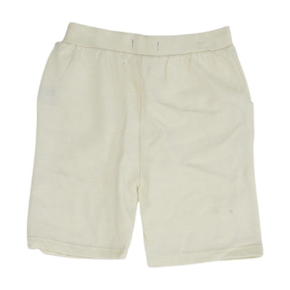 Ivory Solid Active Shorts