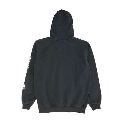 Black Solid Hoodie Pullover