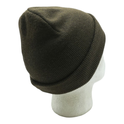 Brown Knit Eyes Beanie