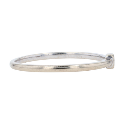 18K White Gold Diamond Band Ring