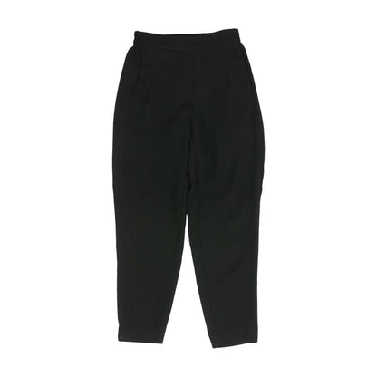 Black Solid Dress Pants