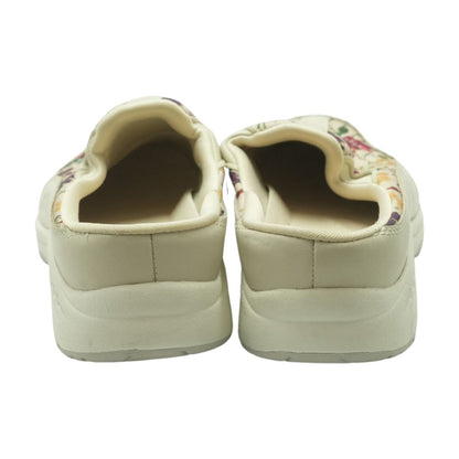 Beige Slip-On Athletic Shoes