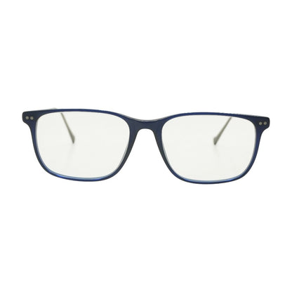 Navy HEB238 Square Unknown Prescription Eyeglasses
