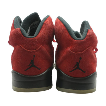 Jordan 5 Retro Raging Red High Top Athletic Shoes
